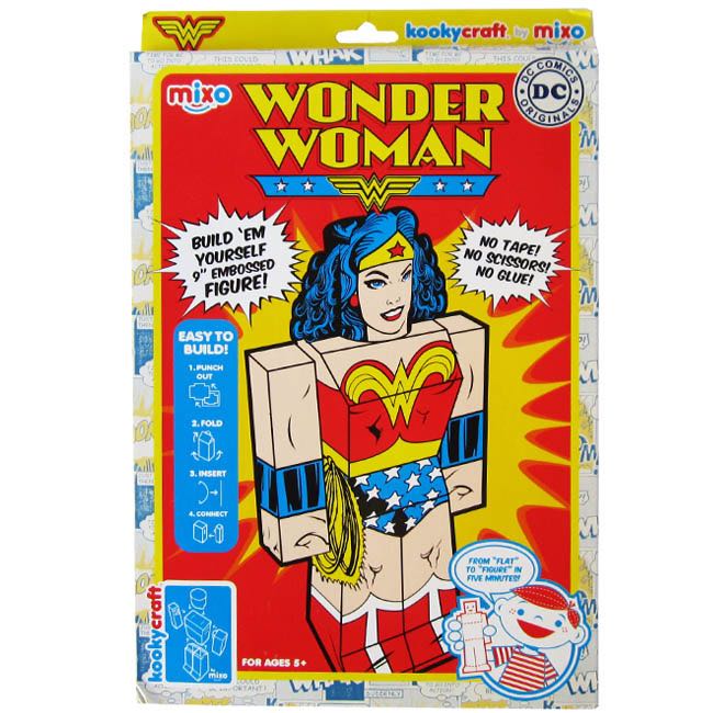 WONDER WOMAN Paper Doll - Mixo (Kookycraft) action figure collectible [Barcode 091037131942] - Main Image 2
