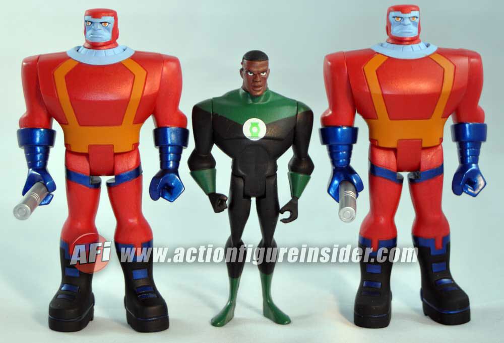 JLU 3-Pack Manhunter Robot Green Lantern Manhunter Robot - Mattel (Justice League Animated) action figure collectible [Barcode 027084832624] - Main Image 2