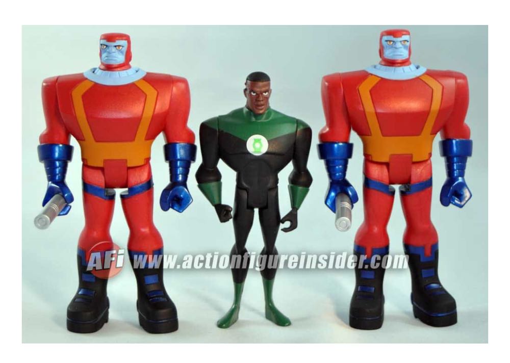 JLU 3-Pack Manhunter Robot Green Lantern Manhunter Robot - Mattel (Justice League Animated) action figure collectible [Barcode 027084832624] - Main Image 3