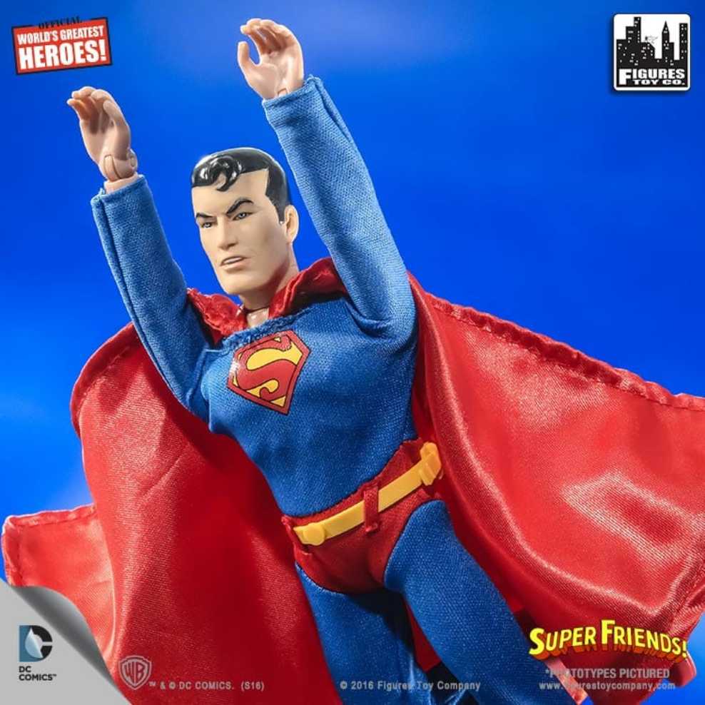 Superman - Mattel (Retro-Action DC Super Heroes) action figure collectible [Barcode 027084832792] - Main Image 3