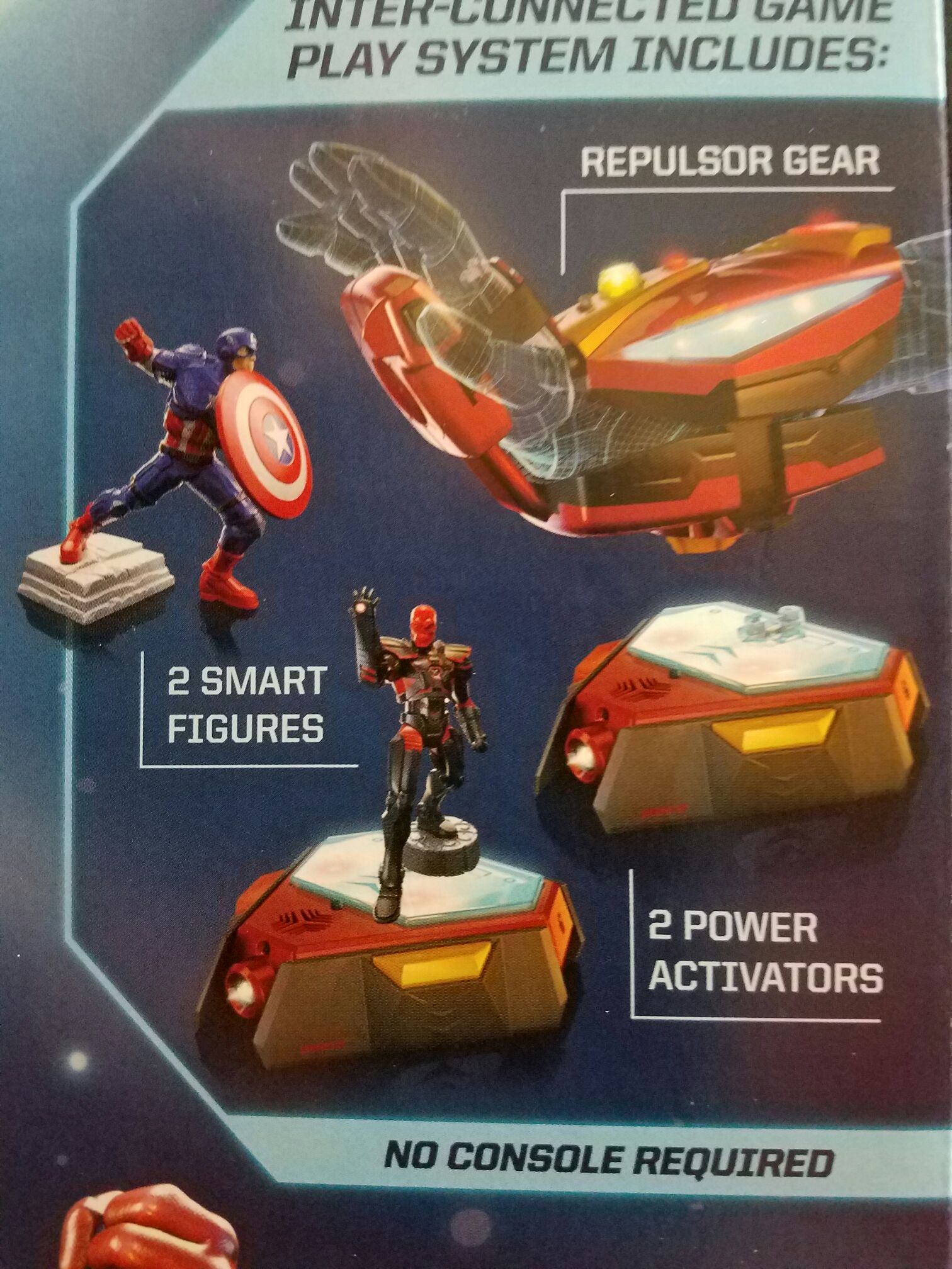 *Captain America original Playmation - Disney Hasbro action figure collectible [Barcode 096619911936] - Main Image 1