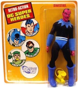 Sinestro - Mattel (Retro-Action DC Super Heroes) action figure collectible [Barcode 027084832822] - Main Image 3