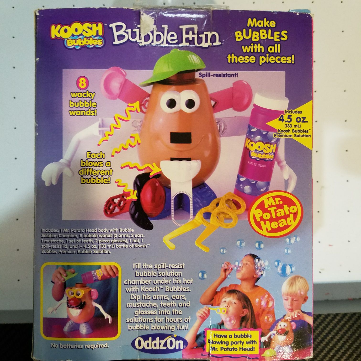 Koosh Bubbles Mr Potato Head - OddzOn action figure collectible [Barcode 098905059155] - Main Image 2