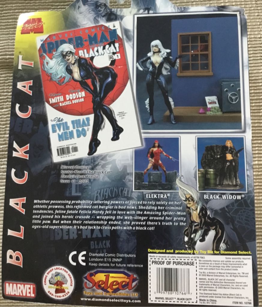 Marvel Diamond Select: Black Cat - Diamond Select Toys (Spider-Man) action figure collectible [Barcode 099788107667] - Main Image 2