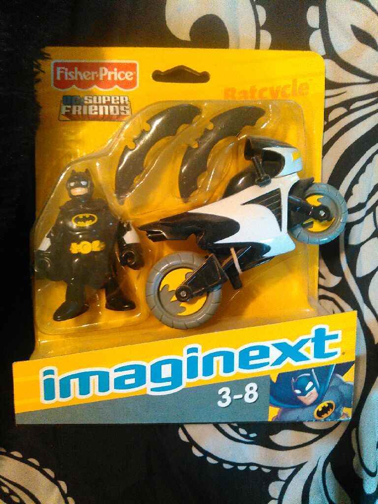 Imaginext Batcycle - Fisher Price action figure collectible [Barcode 1012003666014] - Main Image 2