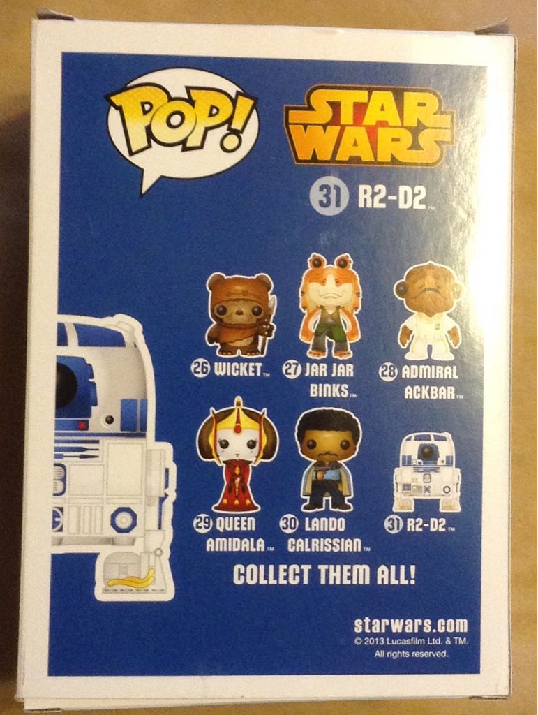 Funky R2-D2 Bobblehead  action figure collectible [Barcode 121111700006] - Main Image 2