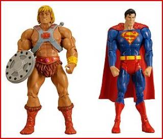 Superman vs He-Man - Mattel (DC Universe vs Masters of the Universe Classics) action figure collectible [Barcode 027084832914] - Main Image 2