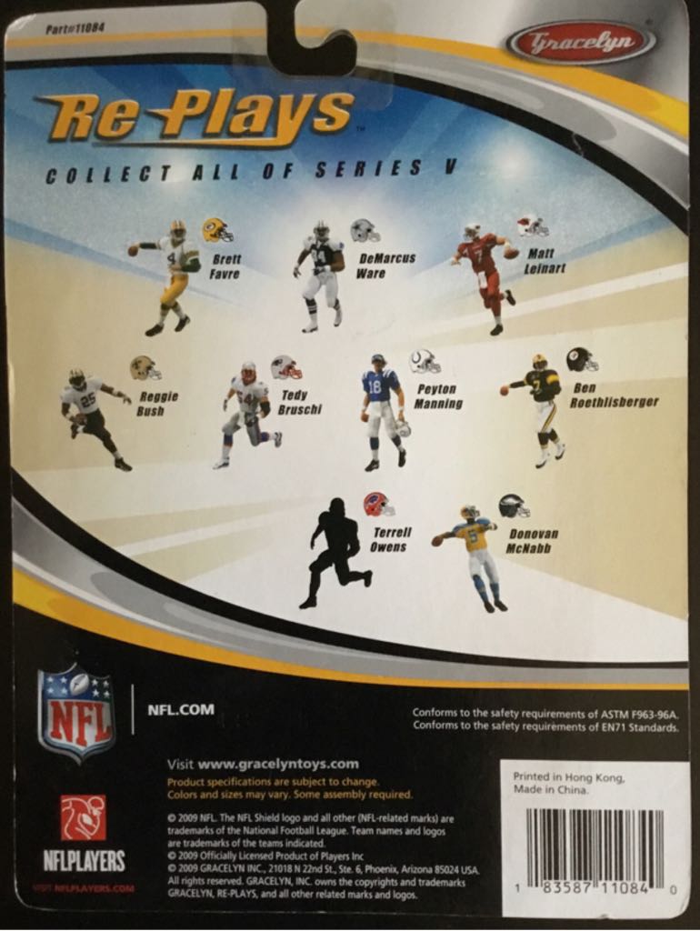 Ben Roethlisberger  - Gracelyn Toys (Re Plays) action figure collectible [Barcode 183587110840] - Main Image 2