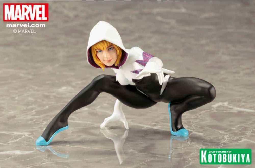 Marvel Now! SpiderVerse: Spider-Gwen - Kotobukiya (ArtFX+) action figure collectible [Barcode 190526000636] - Main Image 2