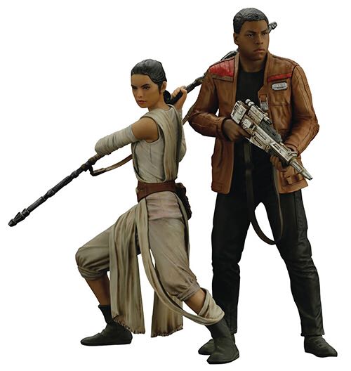SW ArtFX+ The Force Awakens/ Rey And Finn. 2-Pk - Kotobukiya Artfx+ (1. Star Wars) action figure collectible [Barcode 190526002401] - Main Image 2