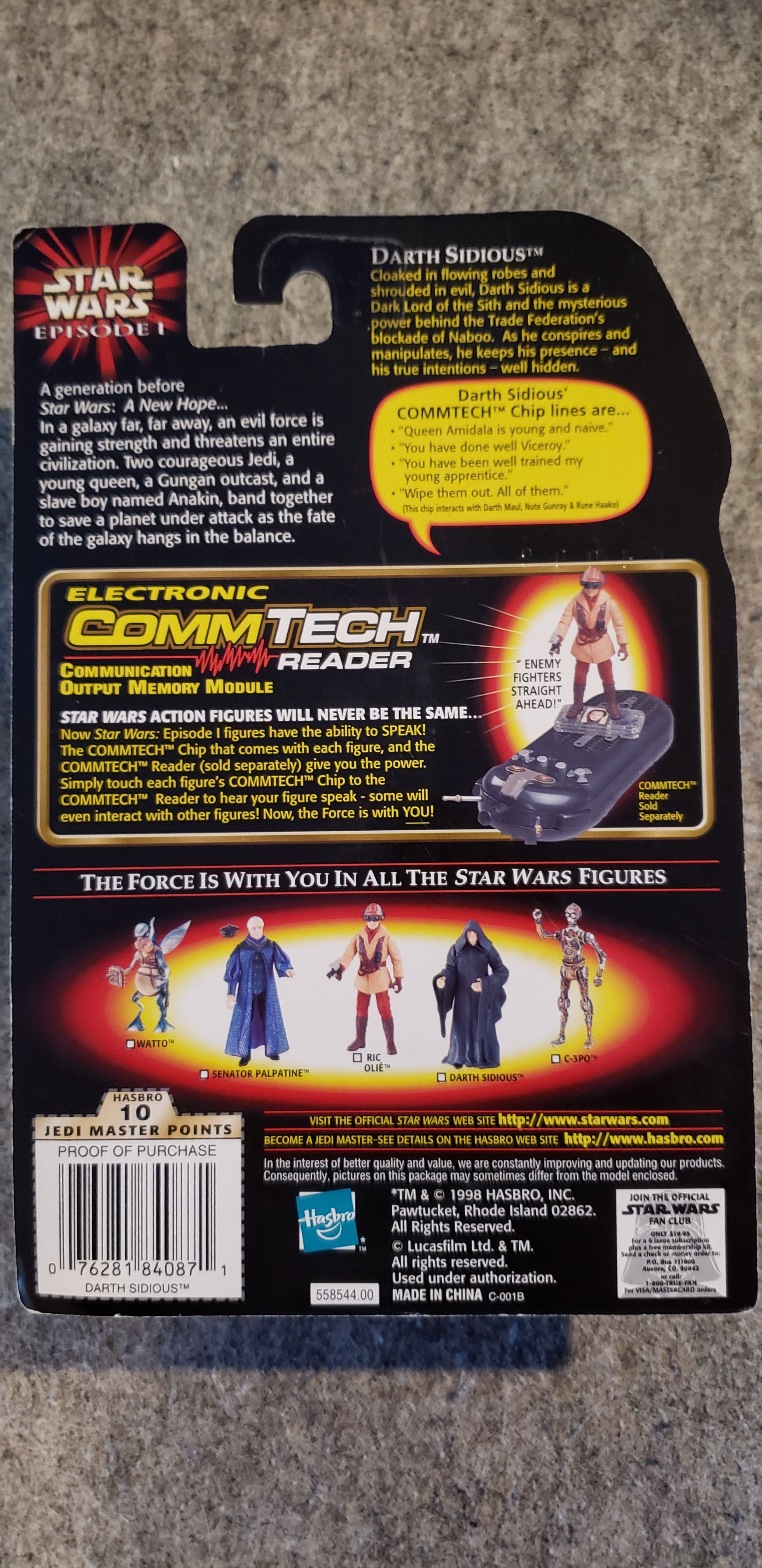 STAR WARS - Darth Sidious - Hasbro action figure collectible [Barcode 2019828840871] - Main Image 2