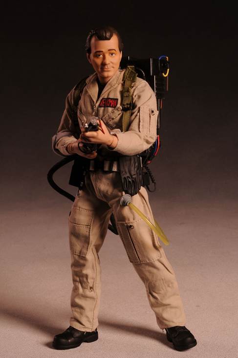 Ghostbusters Matty Collector - Peter Venkman with Slimer - Mattel (Matty Collector Ghostbusters) action figure collectible [Barcode 027084835960] - Main Image 2