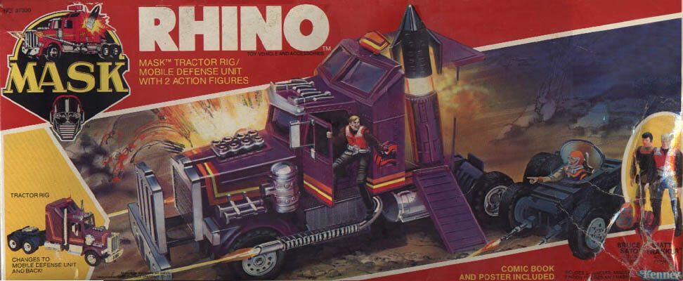 Rhino - Kenner (M.A.S.K.) action figure collectible [Barcode 3010000001416] - Main Image 1