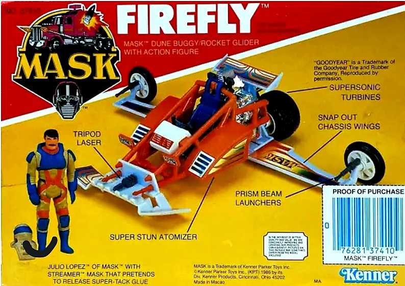 Firefly MASK - Kenner (Action Figures / Collectibles) action figure collectible [Barcode 3010000500131] - Main Image 2