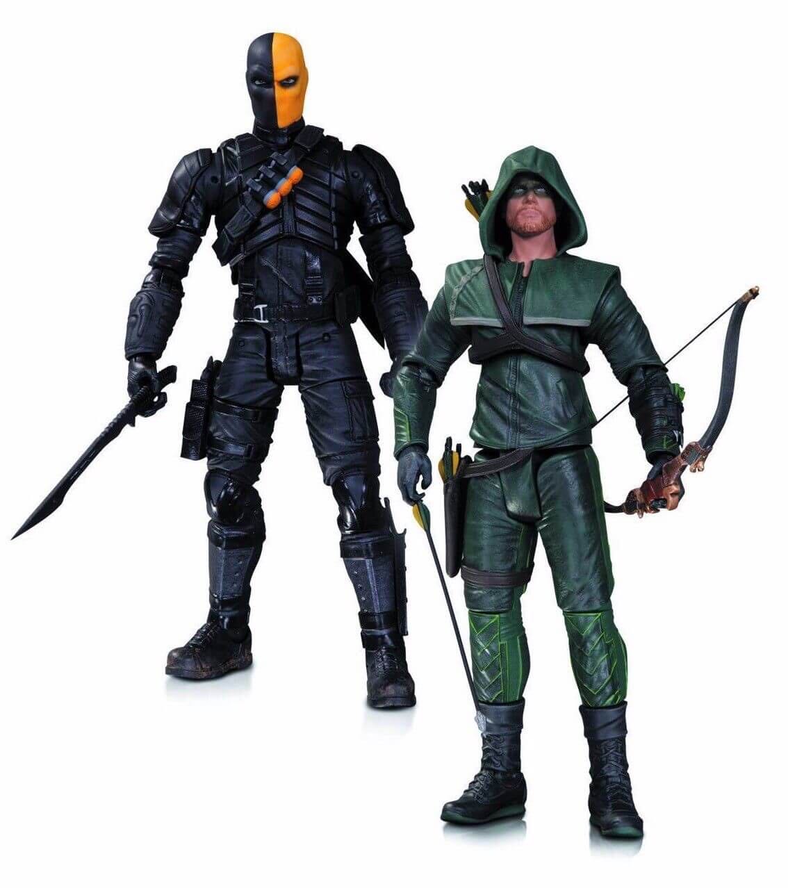 Arrow Action Figure 2 Pack - Oliver Queen And Death stroke  - DC Collectibles (Arrow) action figure collectible [Barcode 3168871379568] - Main Image 2