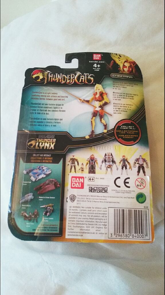 Thundercats 4” Cheetara - Bandai (Thundercats) action figure collectible [Barcode 3296580840007] - Main Image 2