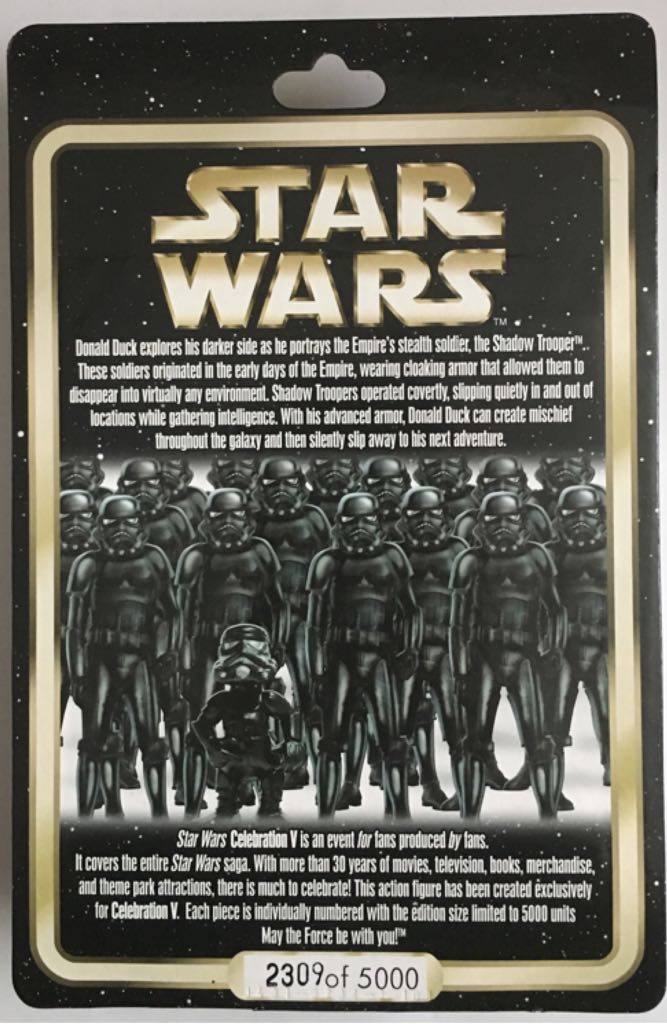 Star Wars Donald Duck As Shadow Trooper - Disney Hasbro (Star Wars - Star Tours) action figure collectible [Barcode 400000475585] - Main Image 2