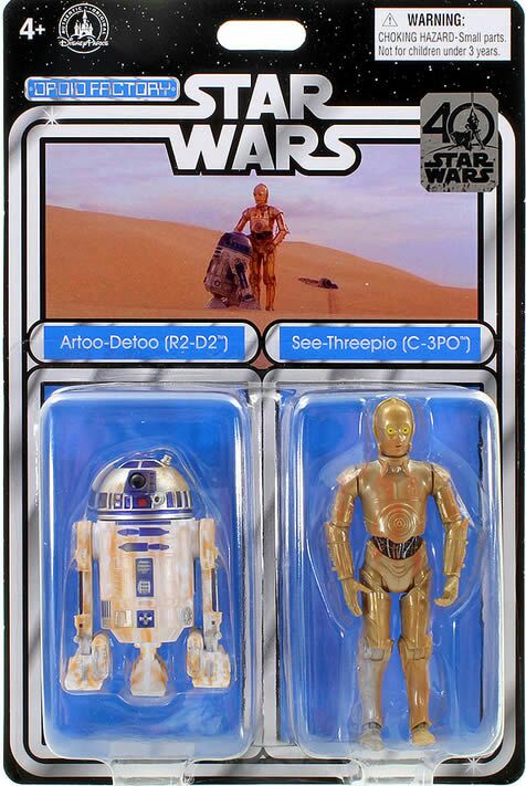 C-3PO and R2-D2 - Disney Parks (Star Wars) action figure collectible [Barcode 400000733913] - Main Image 1