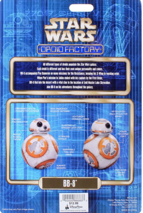 BB-8 - Disney (The Disney Collection - Droid Factory) action figure collectible [Barcode 400000866833] - Main Image 2