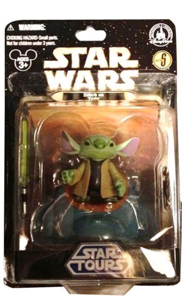 Stitch as Yoda - Disney (Star Wars Star Tours) action figure collectible [Barcode 400005727481] - Main Image 2