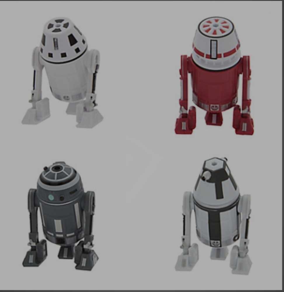 RO-4LO, R2-Q2, R4-M9, R5-X3 - Disney Theme Park Merchandise (Star Wars: The Force Awakens) action figure collectible [Barcode 400009527841] - Main Image 3