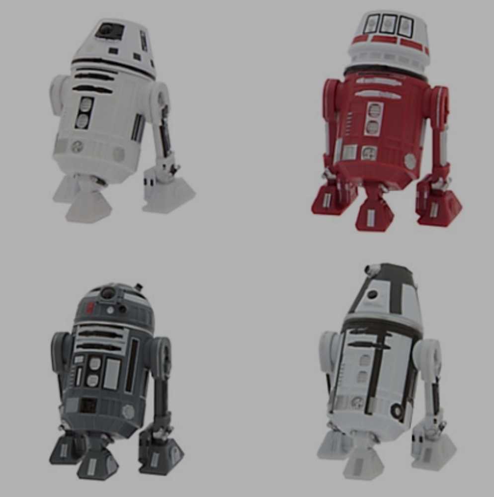 RO-4LO, R2-Q2, R4-M9, R5-X3 - Disney Theme Park Merchandise (Star Wars: The Force Awakens) action figure collectible [Barcode 400009527841] - Main Image 4