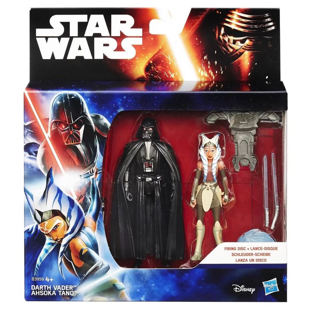 Darth Vader & Ahsoka Tano - Disney Hasbro (Star Wars - Rebels) action figure collectible [Barcode 400009570601] - Main Image 2