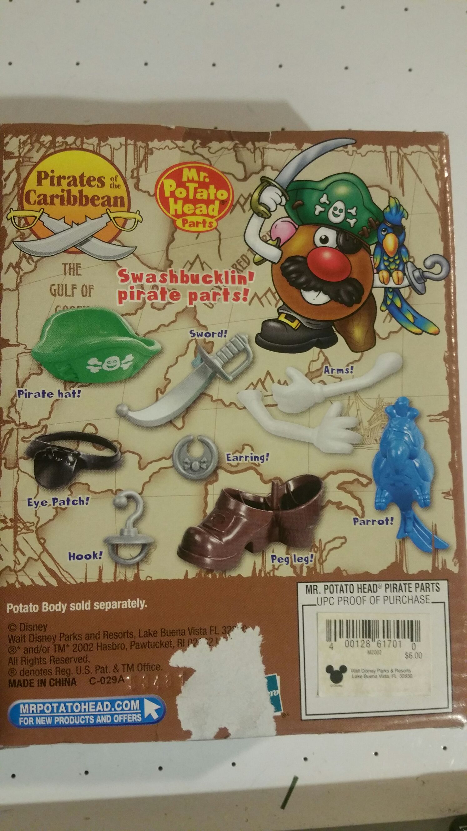 Pirates of the Caribbean Mr Potato Head Parts - Hasbro action figure collectible [Barcode 400128617010] - Main Image 2