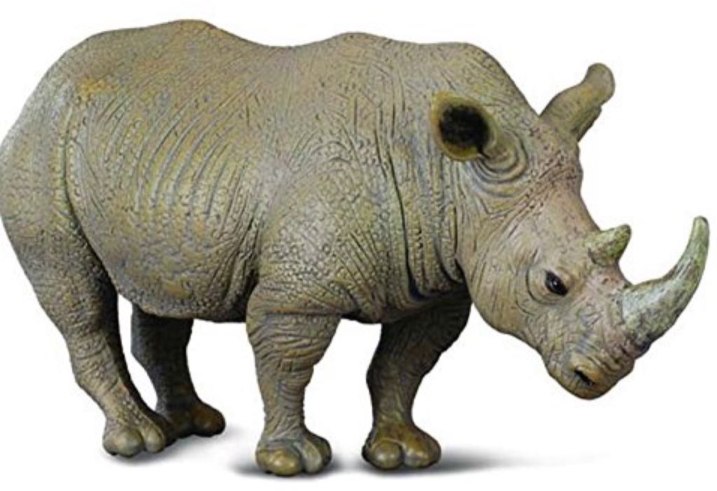 Schleich - African Black Rhino. Schleich Africa.Included - Schleich (Wild Life) action figure collectible [Barcode 4005086141933] - Main Image 2
