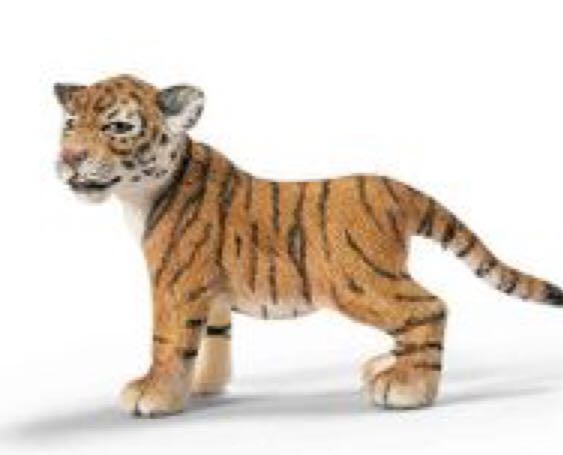 SCHLEICH 14371 TIGER CUB RETIRED - Schleich (Wild Life) action figure collectible [Barcode 4005086143715] - Main Image 2