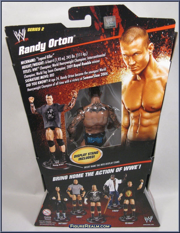 Mattel WWE Elite Series 2 Randy Orton - Mattel (Wwe Elite) action figure collectible [Barcode 027084838398] - Main Image 2