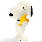 Snoopy  hugging Woodstock - Schleich (Peanuts) action figure collectible [Barcode 4005086220058] - Main Image 1