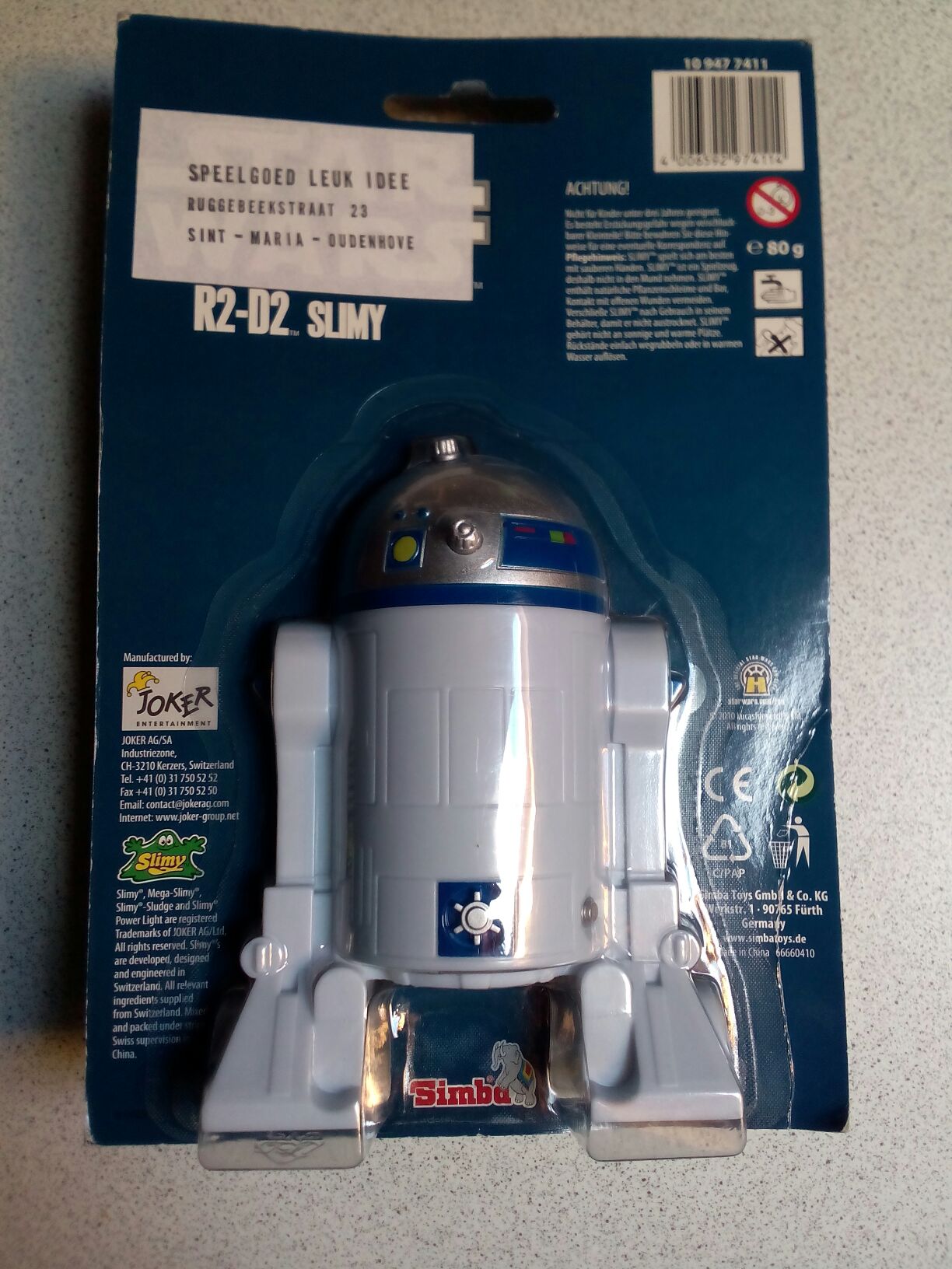 R2-D2 Slimy  action figure collectible [Barcode 4006592974114] - Main Image 2