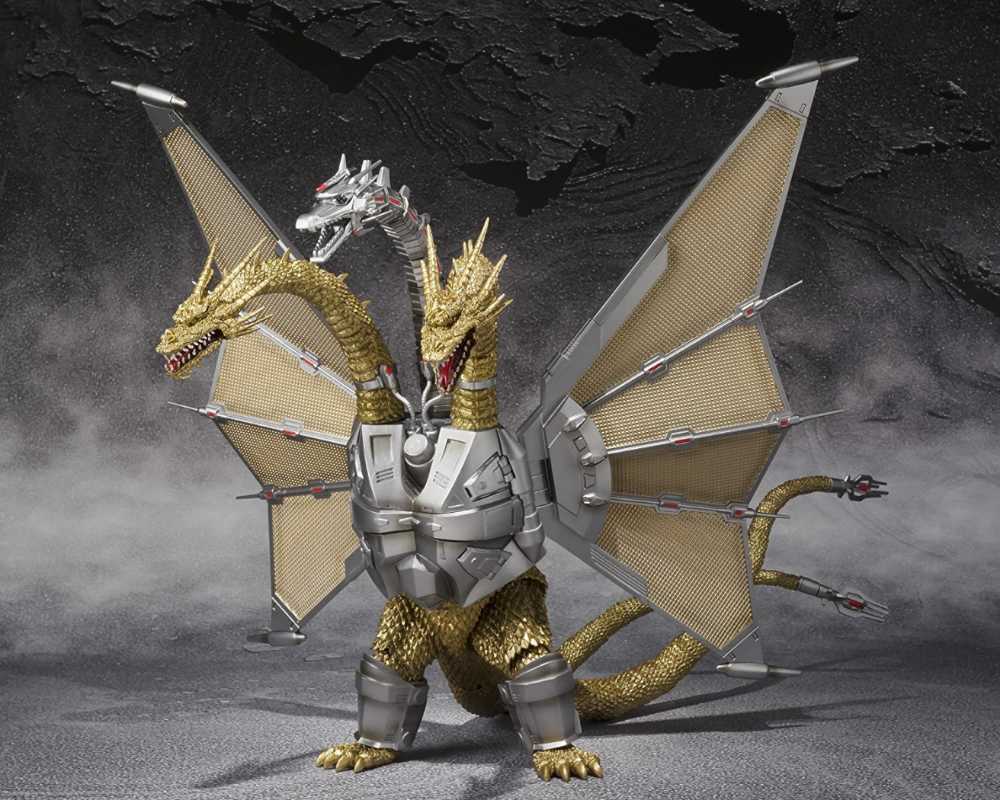 Mecha King Ghidorah (1991)  - Bandai Tamashii Nations (S.H. MonsterArts) action figure collectible [Barcode 4215879366669] - Main Image 2