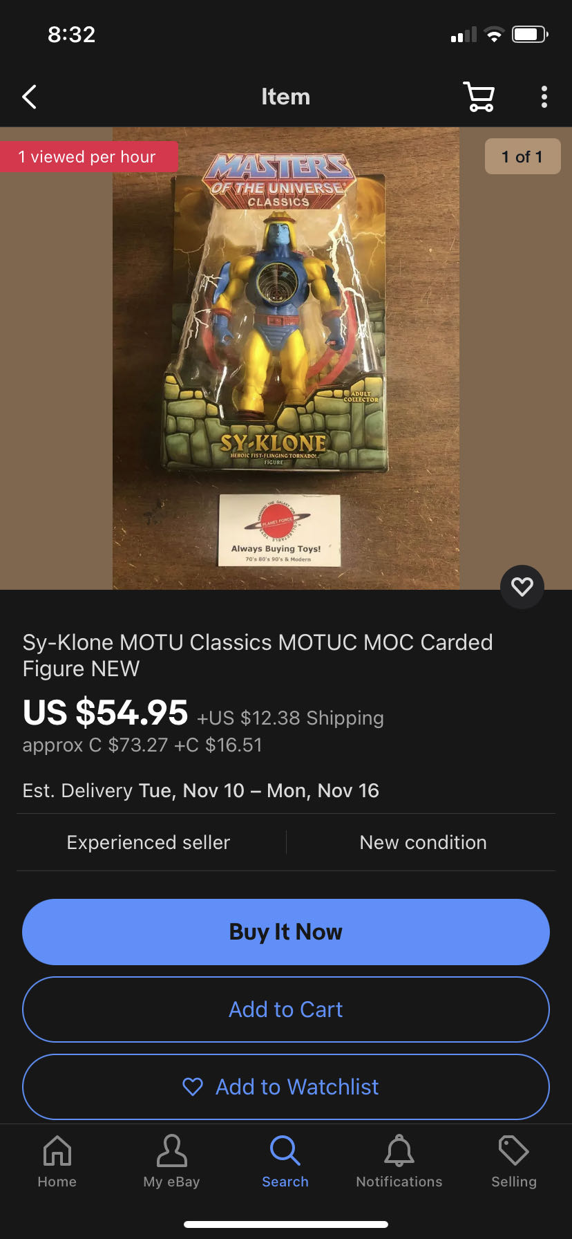 Sy-Klone - Mattel (Masters of the Universe: Masterverse) action figure collectible [Barcode 027084918304] - Main Image 3