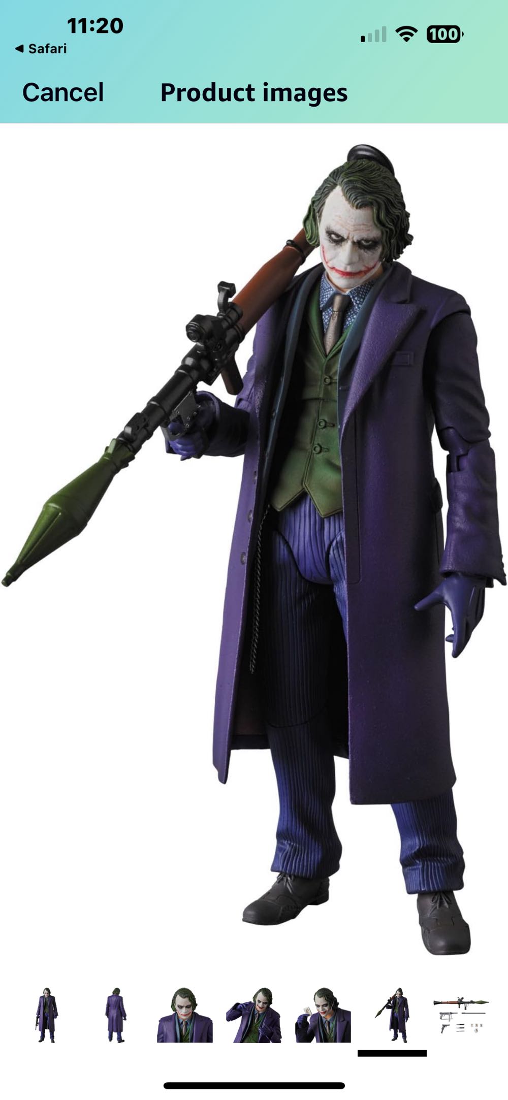 Joker - Mafex (The Dark Knight (Film)) action figure collectible [Barcode 4530956470054] - Main Image 4