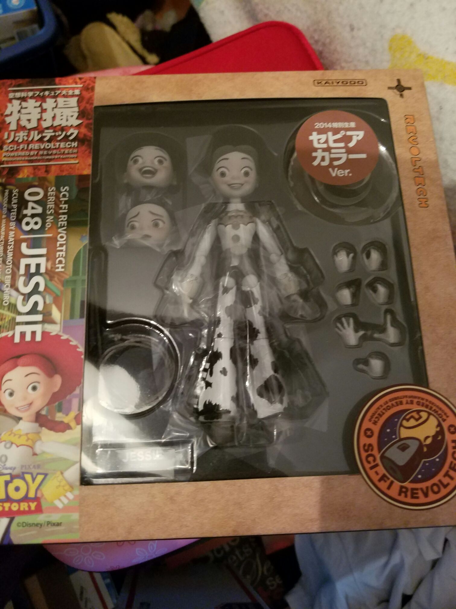 Kaiyodo Sci-fi Revoltech 048ex Toy Story Jessie Sepia Color Ver Action Figure  action figure collectible [Barcode 4537807040602] - Main Image 2