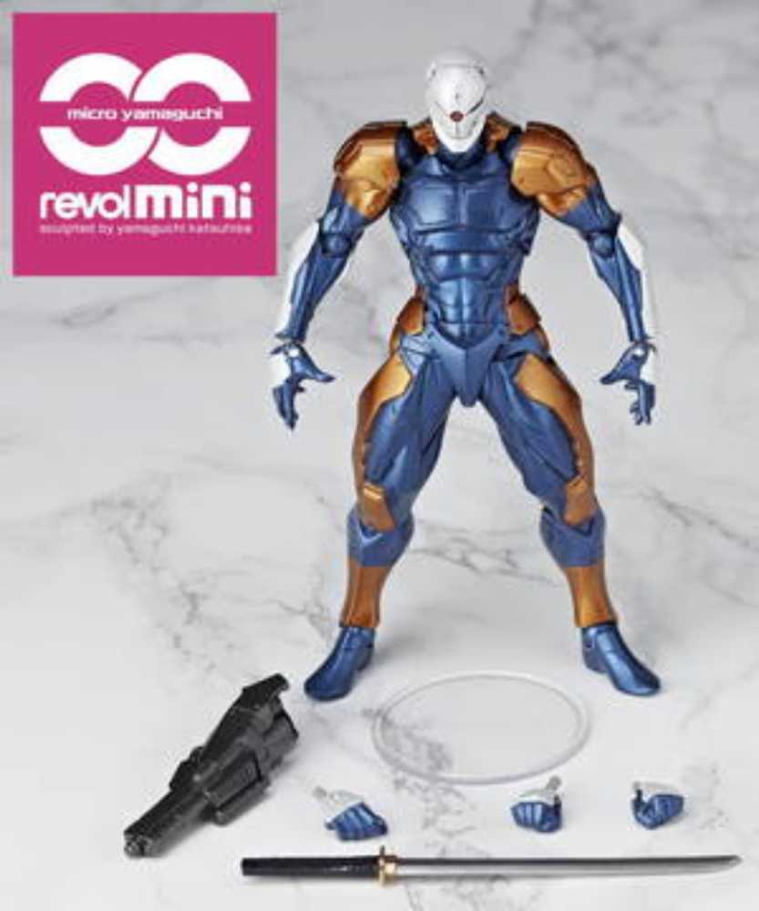 Kaiyodo Revoltech Micro Yamaguchi Revol Mini Cyborg Ninja RM006   - Micro Yamaguchi (Metal Gear Solid) action figure collectible [Barcode 4537807100061] - Main Image 3