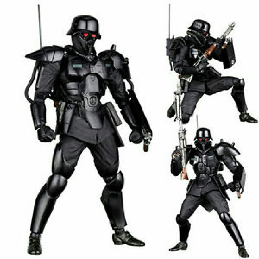 The Red Spectacles Legacy Of Revoltech Lr-015 Protect Gear Version Action Figure - Revoltech (Legacy of Revoltech) action figure collectible [Barcode 4537807110121] - Main Image 2