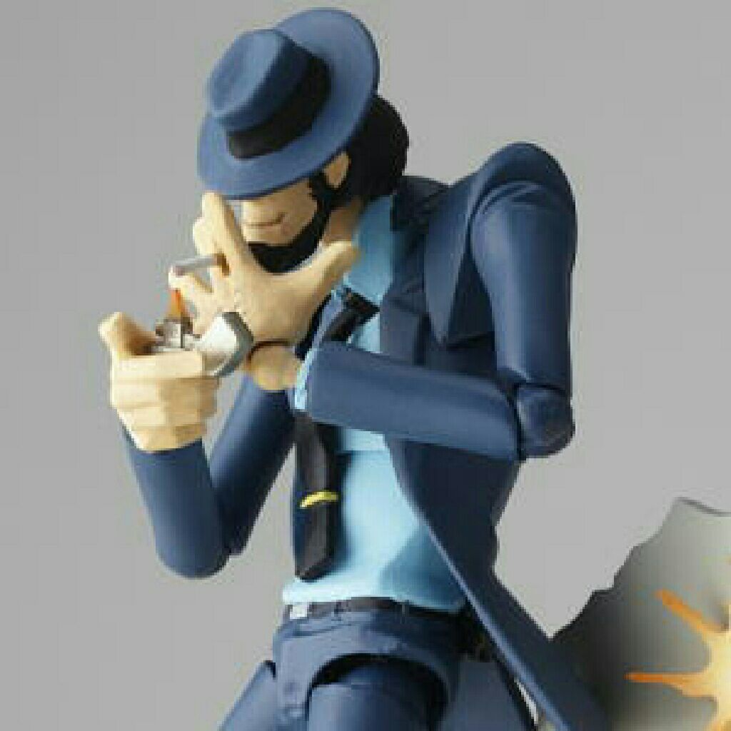 Jugin Daisuke Lupin The Third Legacy Of Revoltech Lr-026 - Revoltech (Lupin The Third) action figure collectible [Barcode 4537807110237] - Main Image 2