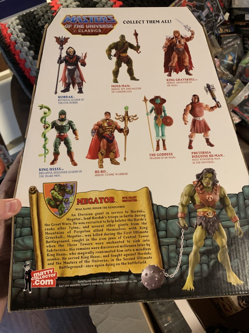 Megator - Mattel (Masters Of The Universe Classics) action figure collectible [Barcode 027084918465] - Main Image 3