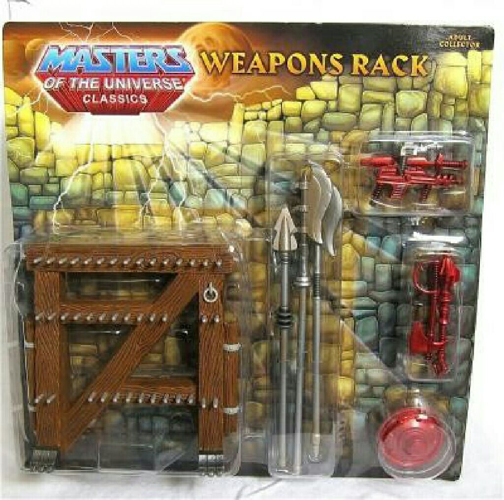 Weapons Rack - Mattel (Masters Of The Universe Classics) action figure collectible [Barcode 027084918496] - Main Image 2