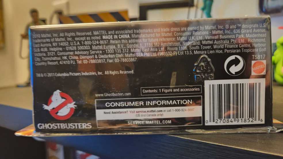 Ghostbusters Matty Collector - Vinz Clortho (Keymaster Of Gozer) - Mattel (Matty Collector Ghostbusters) action figure collectible [Barcode 027084918526] - Main Image 3