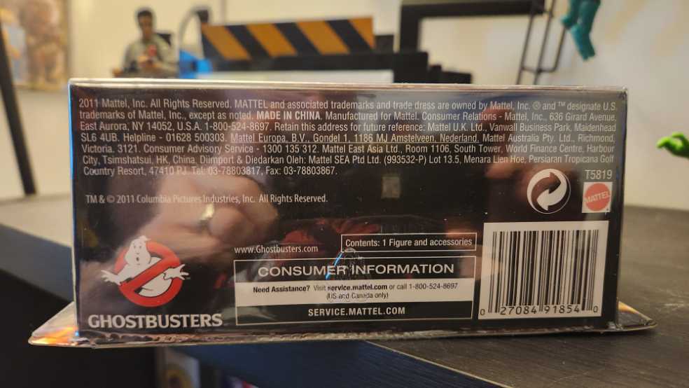 Slime Blower Ray Stantz - Mattel (Ghosbusters 2) action figure collectible [Barcode 027084918540] - Main Image 3