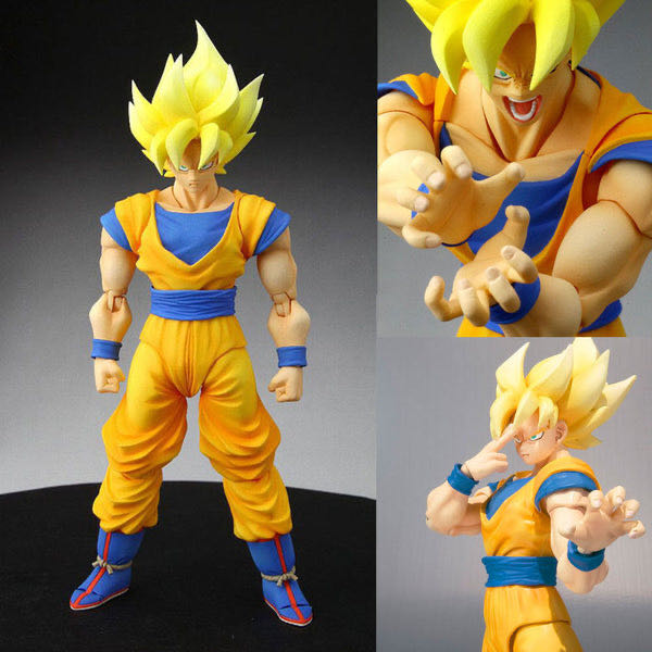 SON GOKU SUPER SAIYAN - Bandai Tamashii Nations (Dragon Ball Z) action figure collectible [Barcode 4543112599124] - Main Image 4