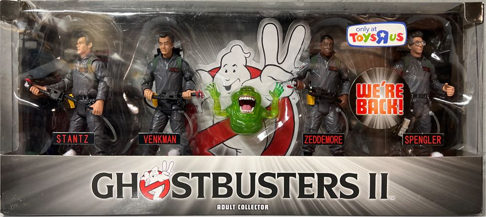 Ghostbusters: Full Team + Slimer - Matty Collector (Ghostbusters II) action figure collectible [Barcode 027084923247] - Main Image 3