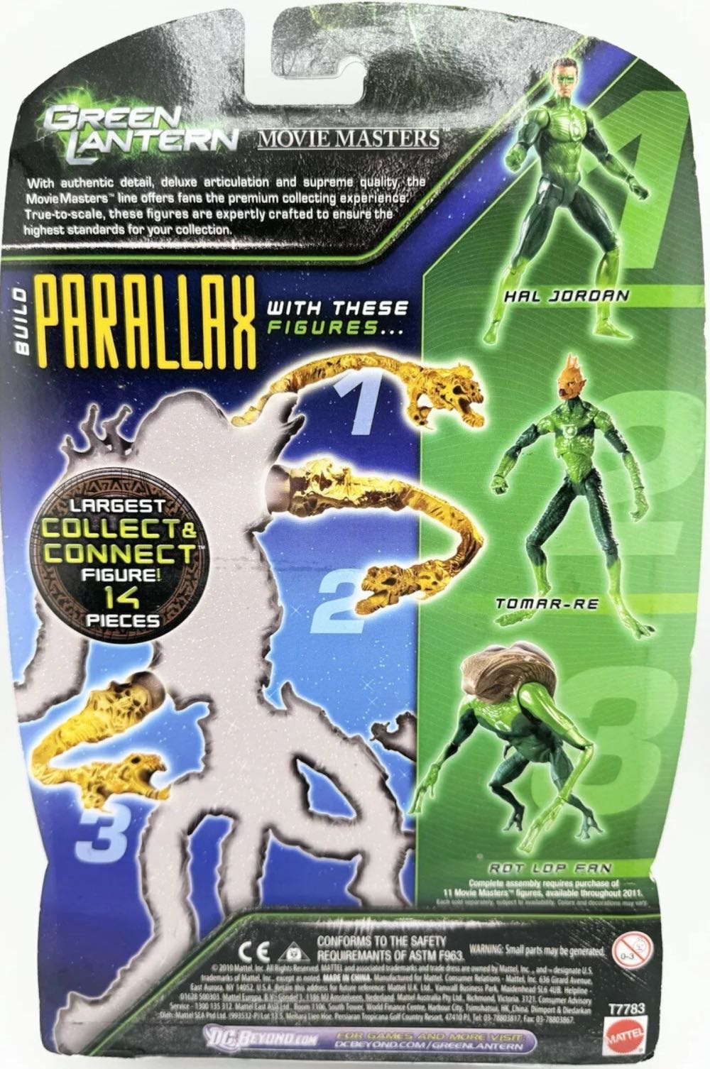 Green Lantern Tomar-Re Movie Parallax Baf - Mattel (Movie Masters) (Green Lantern Movie Masters) action figure collectible [Barcode 027084932416] - Main Image 4