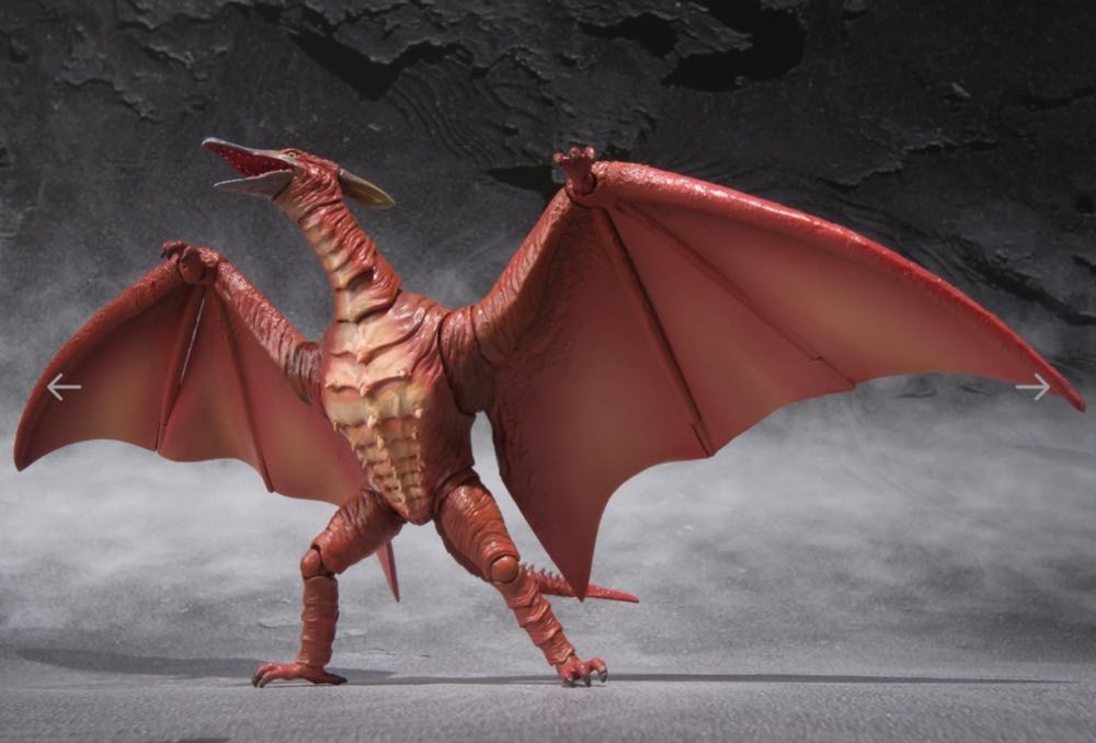 Bandai S.H. Monsterarts - Fire Rodan - Bandai Tamashii Nations (S.H. MonsterArts) action figure collectible [Barcode 4543112736680] - Main Image 4