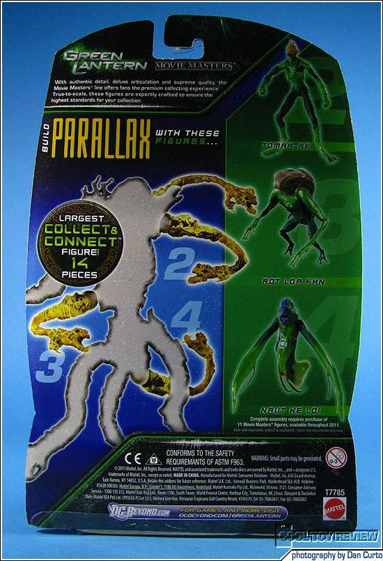 Green Lantern Movie Masters Naut Ke Loi Action Figure Parallax Baf - Mattel (Green Lantern Movie) action figure collectible [Barcode 027084932430] - Main Image 4