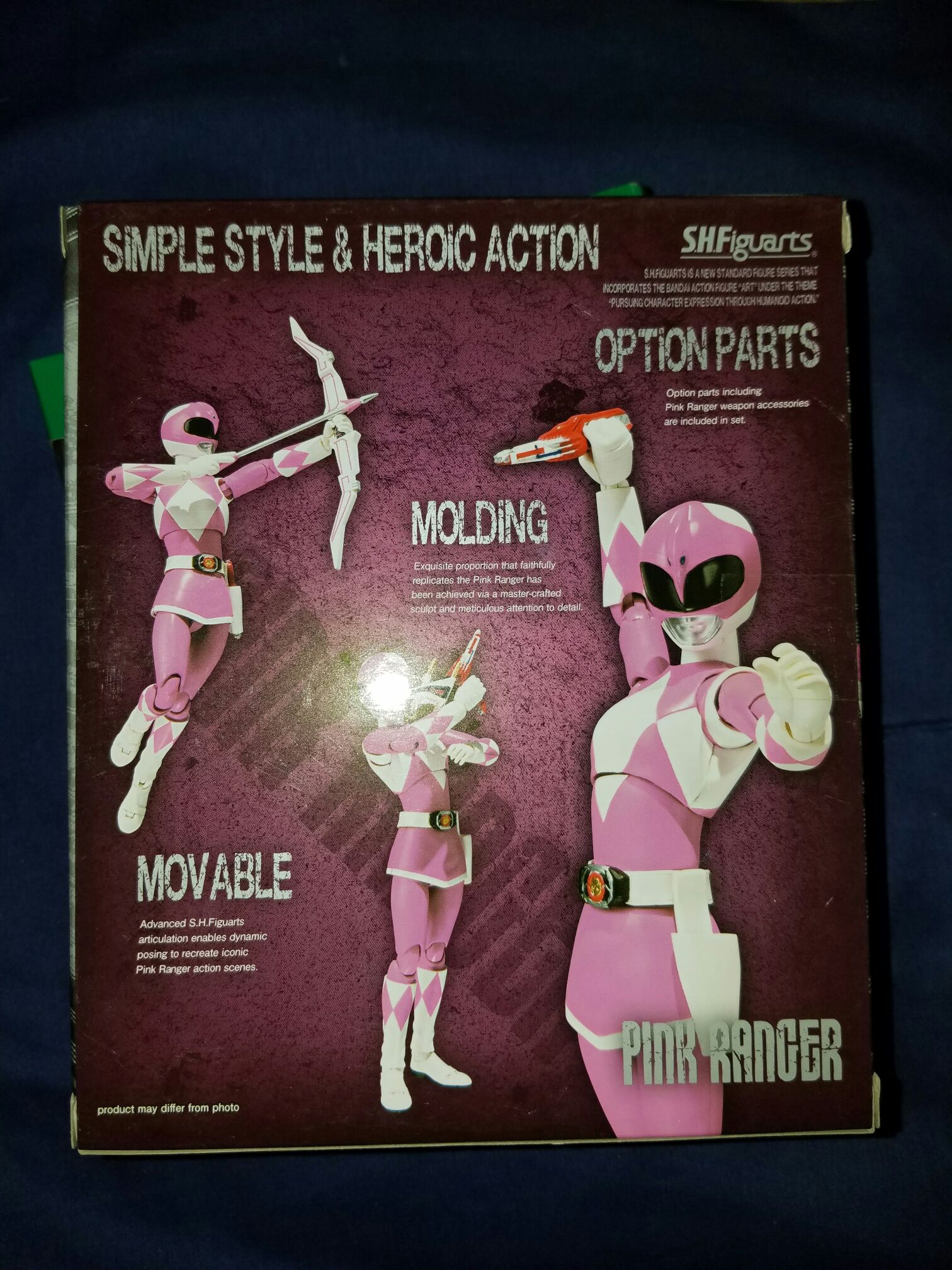 SH Figuarts / Pink Ranger / MMPR - Bandai Tamashii Nations (Mighty Morphin Power Rangers) action figure collectible [Barcode 4543112820327] - Main Image 2